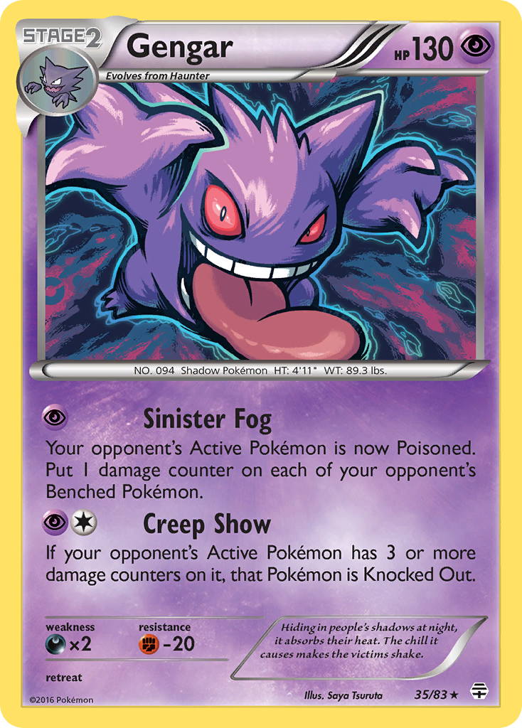 Gengar (35/83) [XY: Generations] | Game Master's Emporium (The New GME)