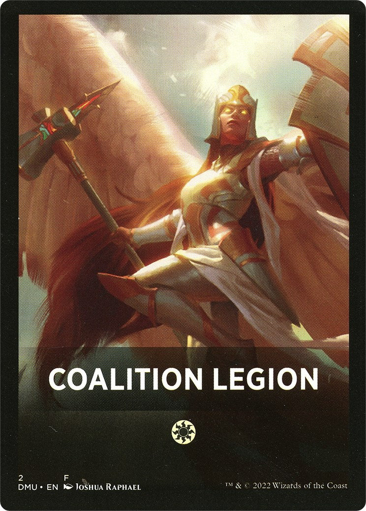 Coalition Legion Theme Card [Dominaria United Tokens] | Game Master's Emporium (The New GME)