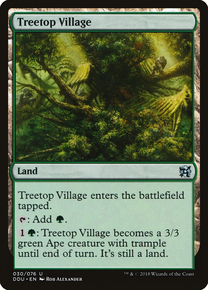 Treetop Village [Duel Decks: Elves vs. Inventors] | Game Master's Emporium (The New GME)