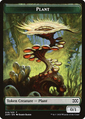 Elf Warrior // Plant Double-Sided Token [Double Masters Tokens] | Game Master's Emporium (The New GME)