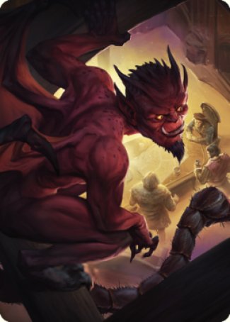 Nefarious Imp Art Card [Commander Legends: Battle for Baldur's Gate Art Series] | Game Master's Emporium (The New GME)