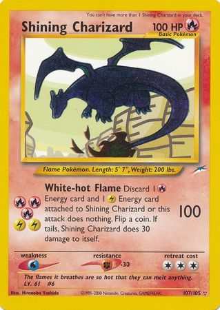 Shining Charizard (107/105) [Neo Destiny Unlimited] | Game Master's Emporium (The New GME)
