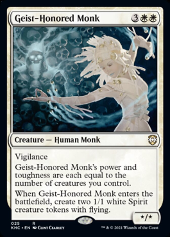 Geist-Honored Monk [Kaldheim Commander] | Game Master's Emporium (The New GME)
