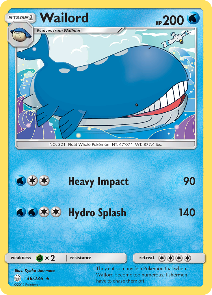 Wailord (46/236) [Sun & Moon: Cosmic Eclipse] | Game Master's Emporium (The New GME)