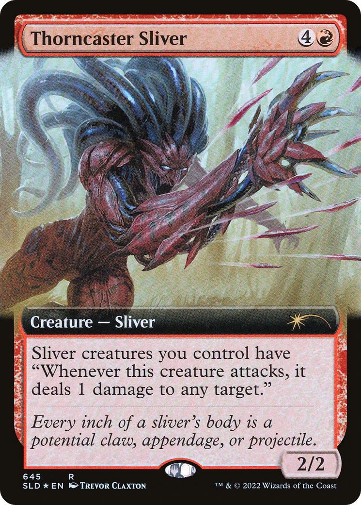 Thorncaster Sliver (Extended Art) [Secret Lair Drop Series] | Game Master's Emporium (The New GME)