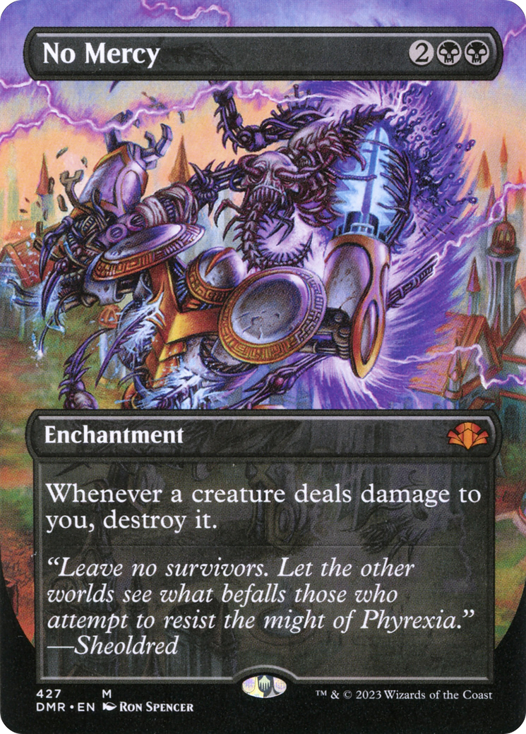 No Mercy (Borderless Alternate Art) [Dominaria Remastered] | Game Master's Emporium (The New GME)