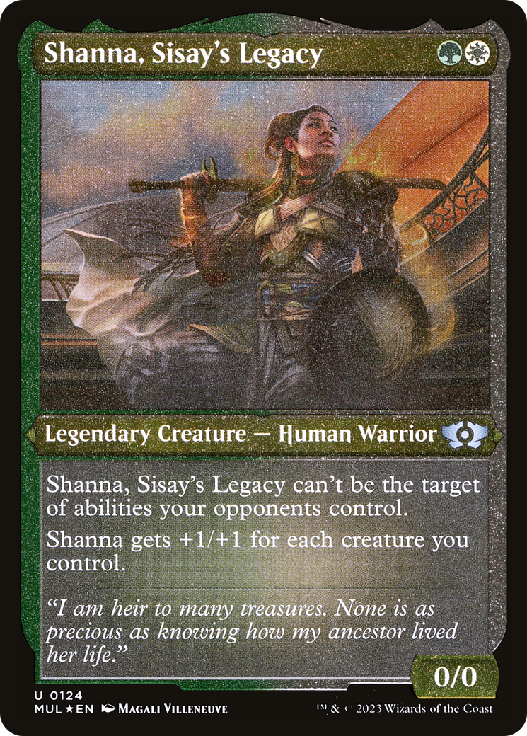 Shanna, Sisay's Legacy (Foil Etched) [Multiverse Legends] | Game Master's Emporium (The New GME)