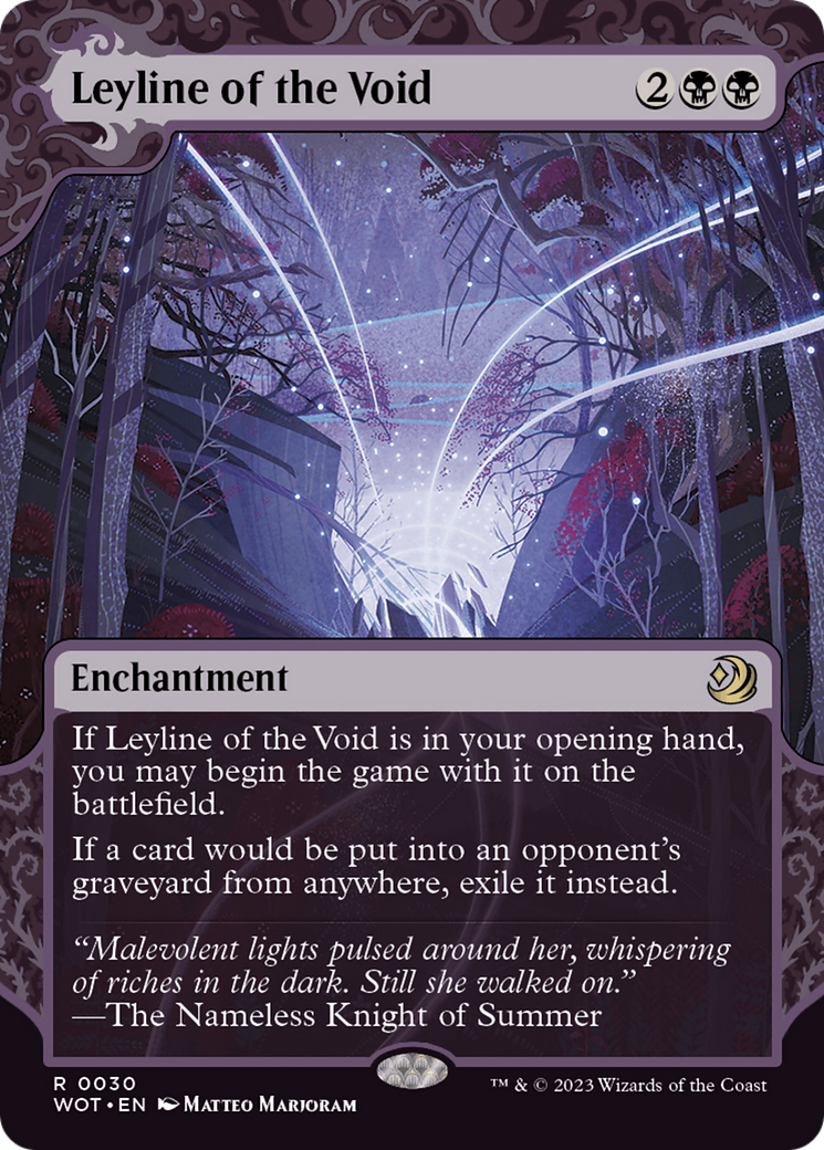 Leyline of the Void [Wilds of Eldraine: Enchanting Tales] | Game Master's Emporium (The New GME)