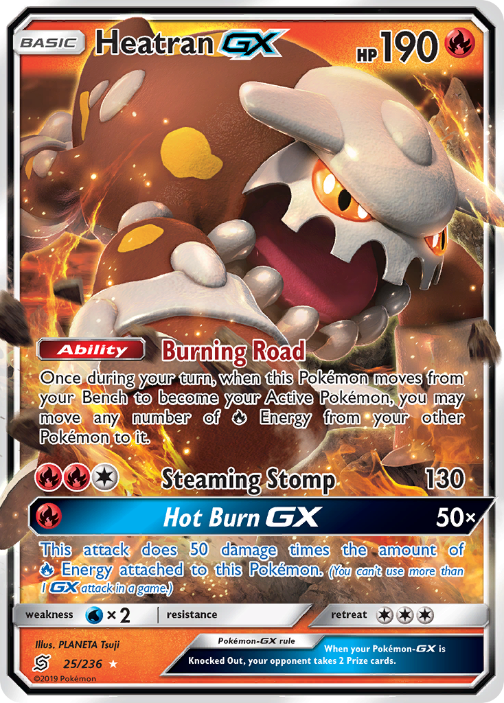 Heatran GX (25/236) [Sun & Moon: Unified Minds] | Game Master's Emporium (The New GME)