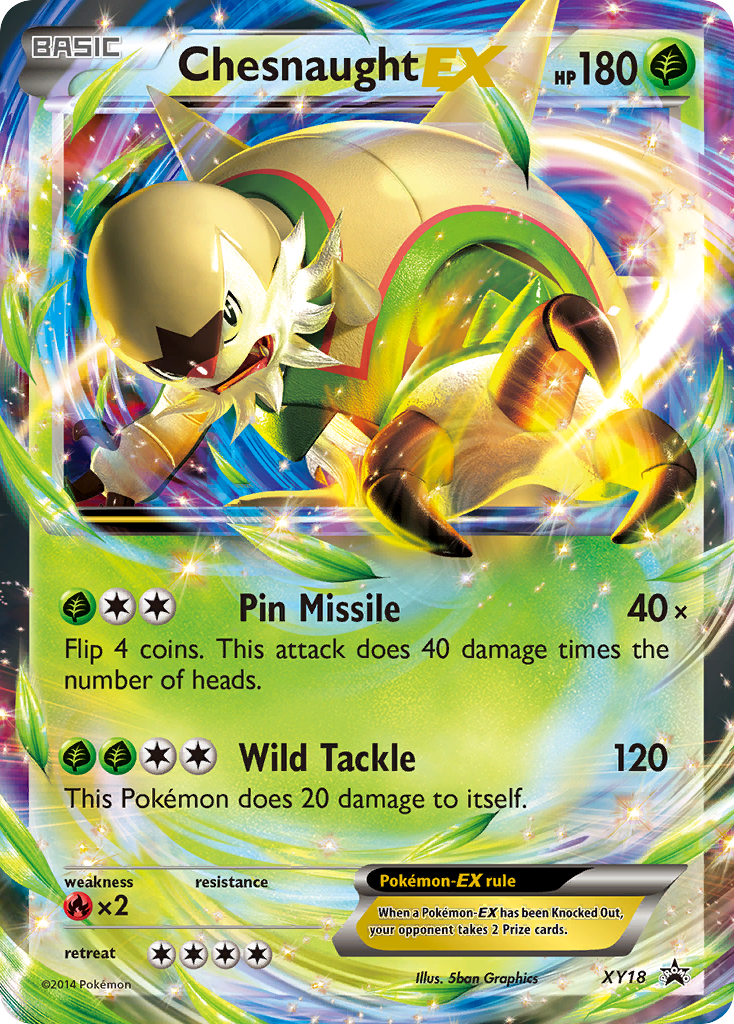 Chesnaught EX (XY18) [XY: Black Star Promos] | Game Master's Emporium (The New GME)