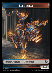 Servo // Elemental (0037) Double-Sided Token [Commander Masters Tokens] | Game Master's Emporium (The New GME)