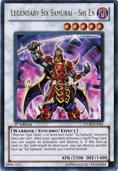 Legendary Six Samurai - Shi En [STOR-EN041] Ultra Rare | Game Master's Emporium (The New GME)