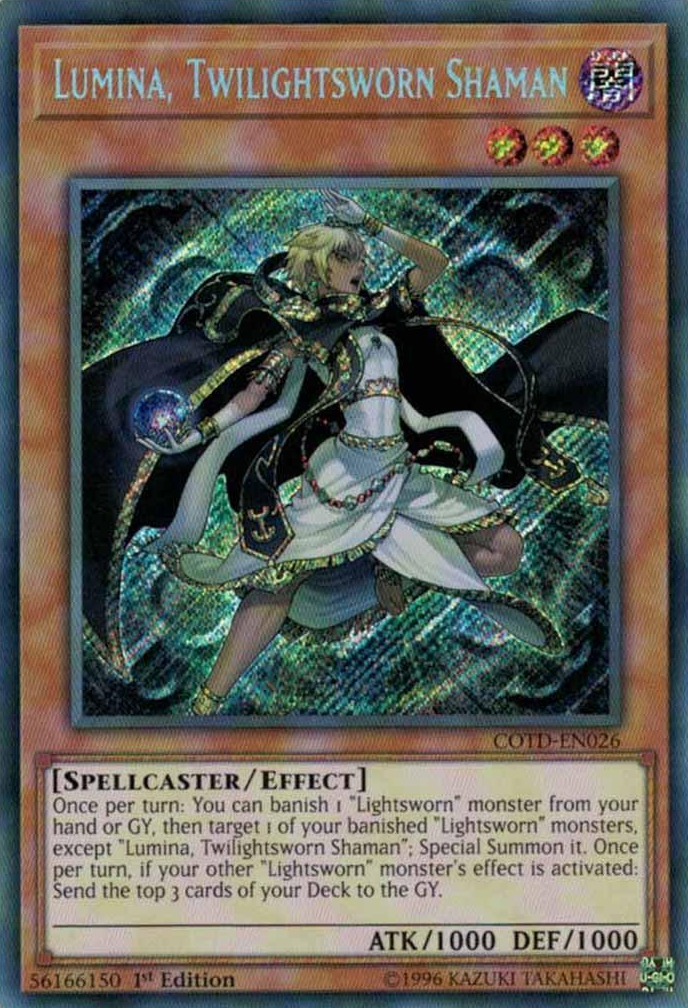 Lumina, Twilightsworn Shaman [COTD-EN026] Secret Rare | Game Master's Emporium (The New GME)