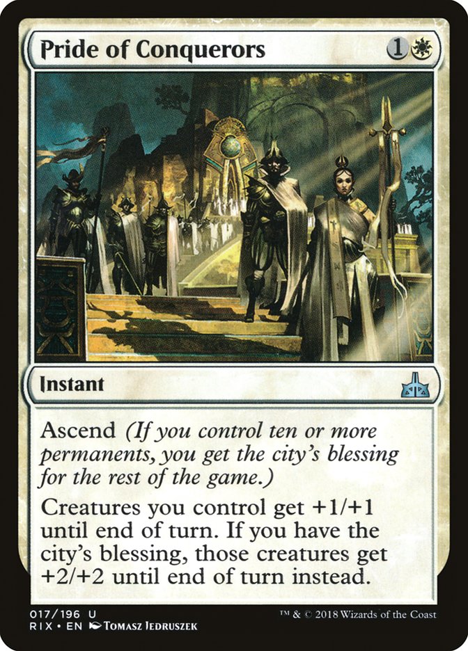 Pride of Conquerors [Rivals of Ixalan] | Game Master's Emporium (The New GME)