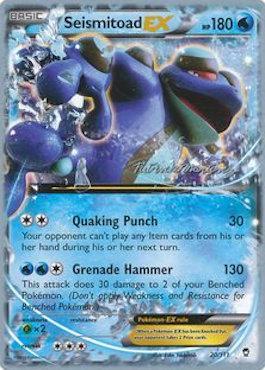 Seismitoad EX (20/111) (Punches 'n' Bites - Patrick Martinez) [World Championships 2015] | Game Master's Emporium (The New GME)