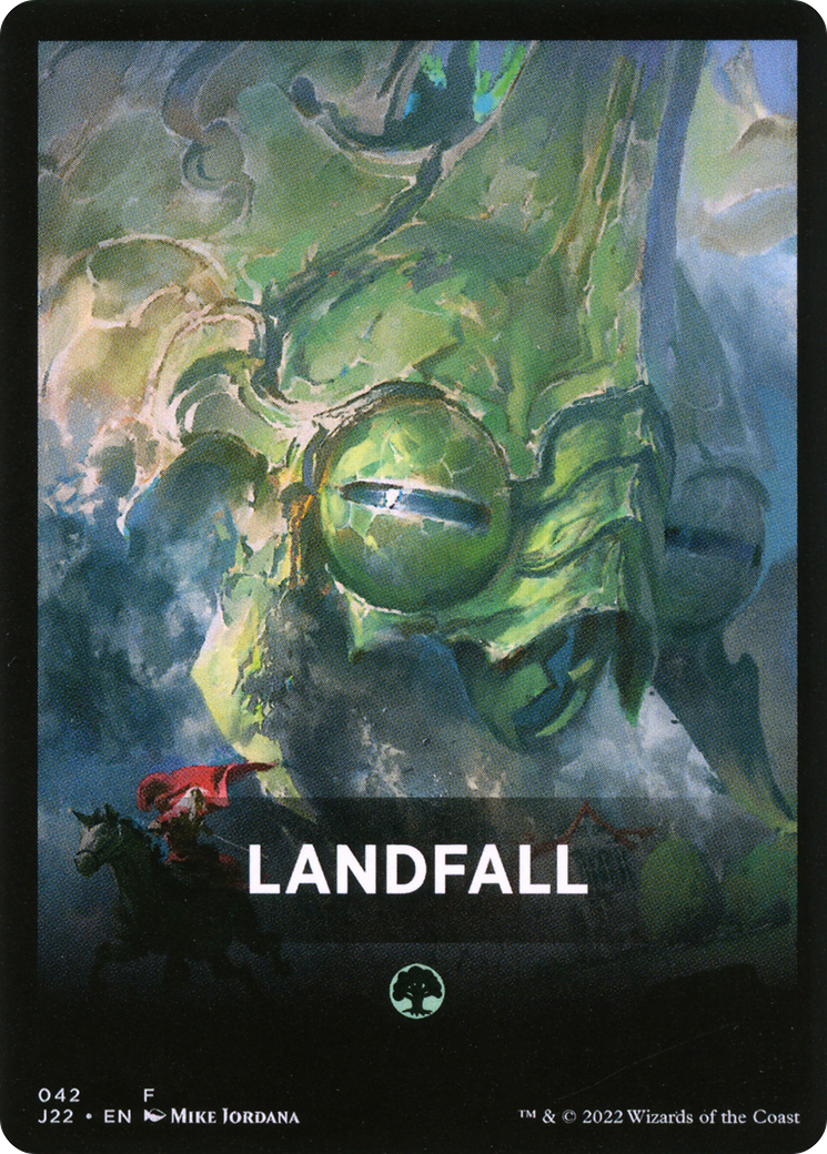 Landfall Theme Card [Jumpstart 2022 Front Cards] | Game Master's Emporium (The New GME)