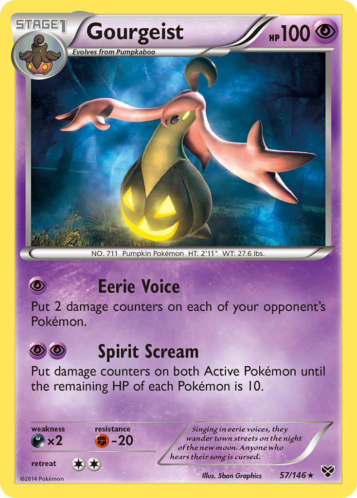 Gourgeist (57/146) [XY: Base Set] | Game Master's Emporium (The New GME)