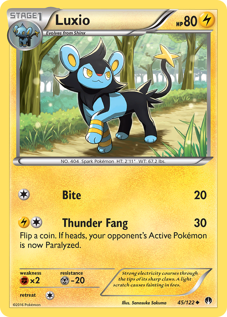 Luxio (45/122) [XY: BREAKpoint] | Game Master's Emporium (The New GME)