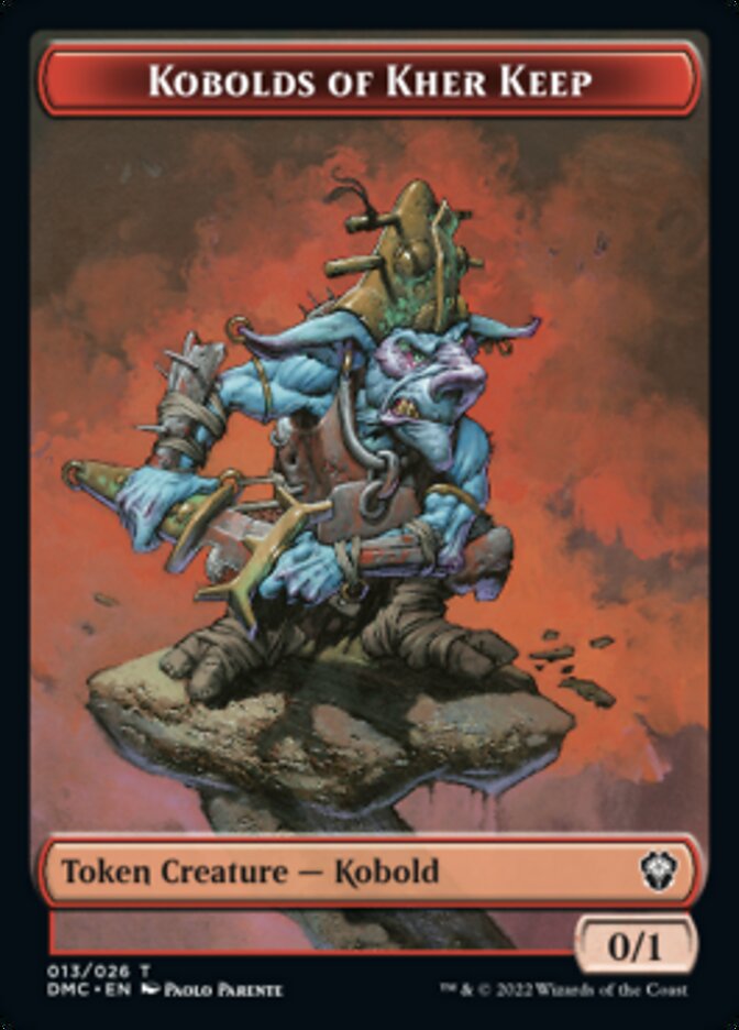 Soldier // Kobolds of Kher Keep Double-Sided Token [Dominaria United Tokens] | Game Master's Emporium (The New GME)