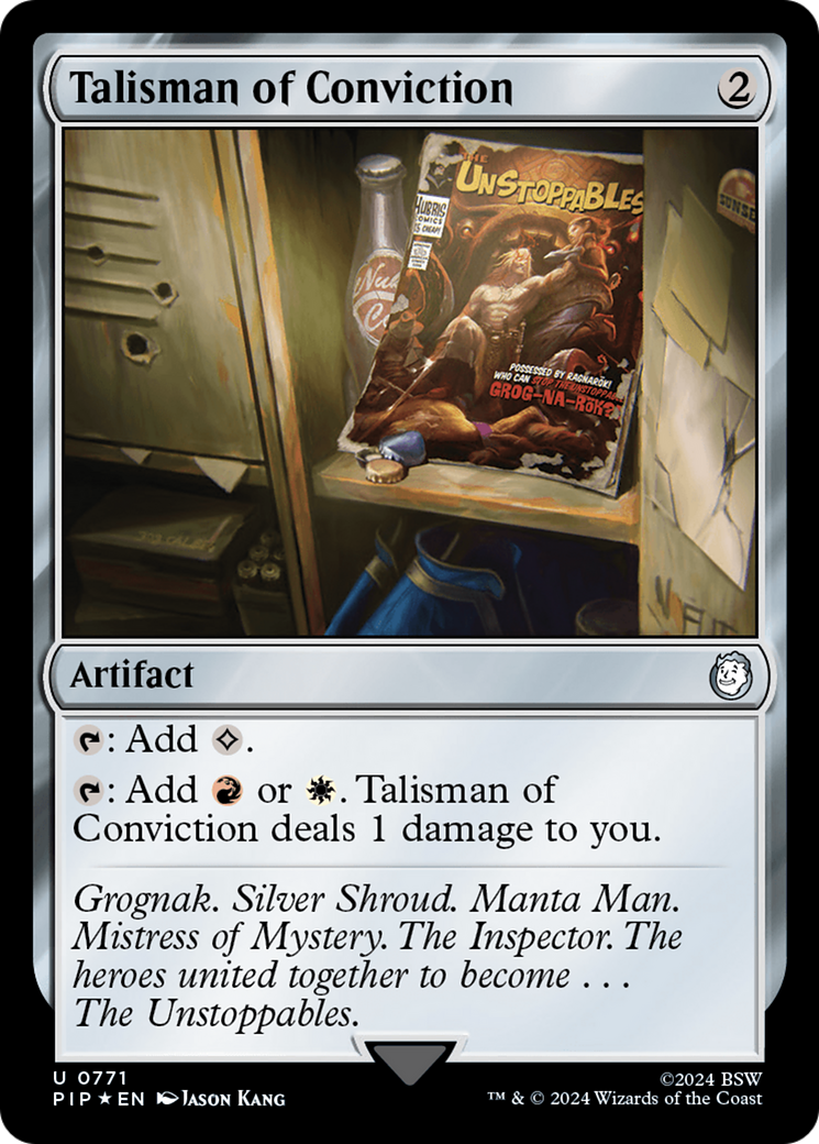 Talisman of Conviction (Surge Foil) [Fallout] | Game Master's Emporium (The New GME)