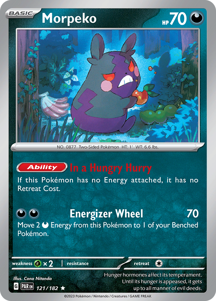 Morpeko (121/182) [Scarlet & Violet: Paradox Rift] | Game Master's Emporium (The New GME)