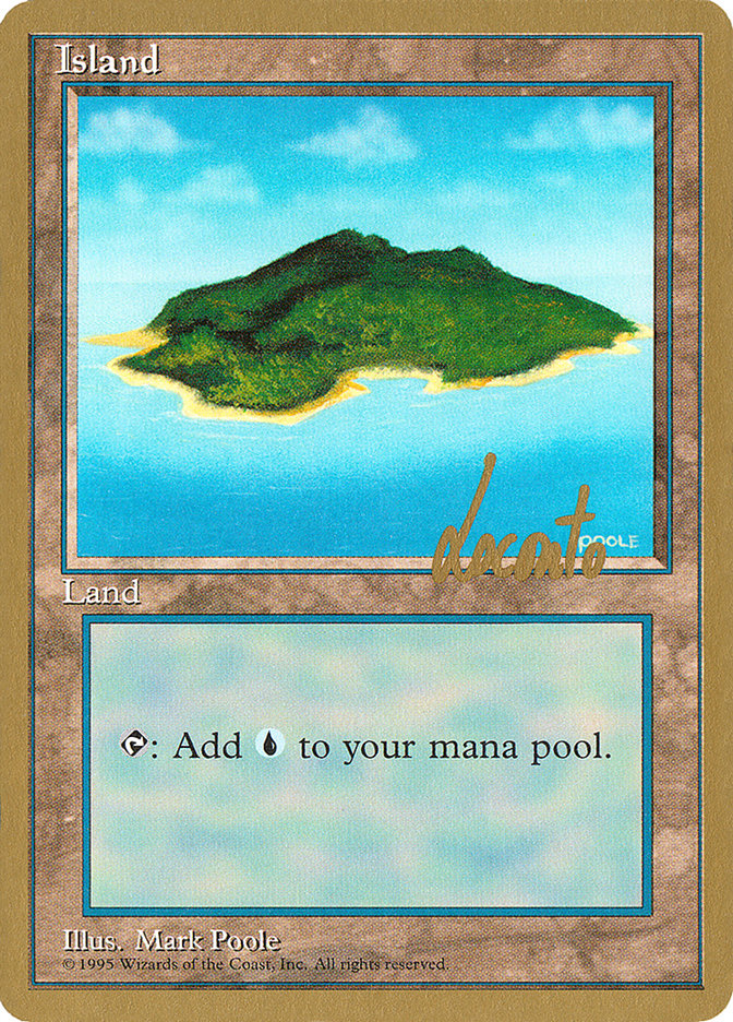 Island (ml367) (Michael Loconto) [Pro Tour Collector Set] | Game Master's Emporium (The New GME)