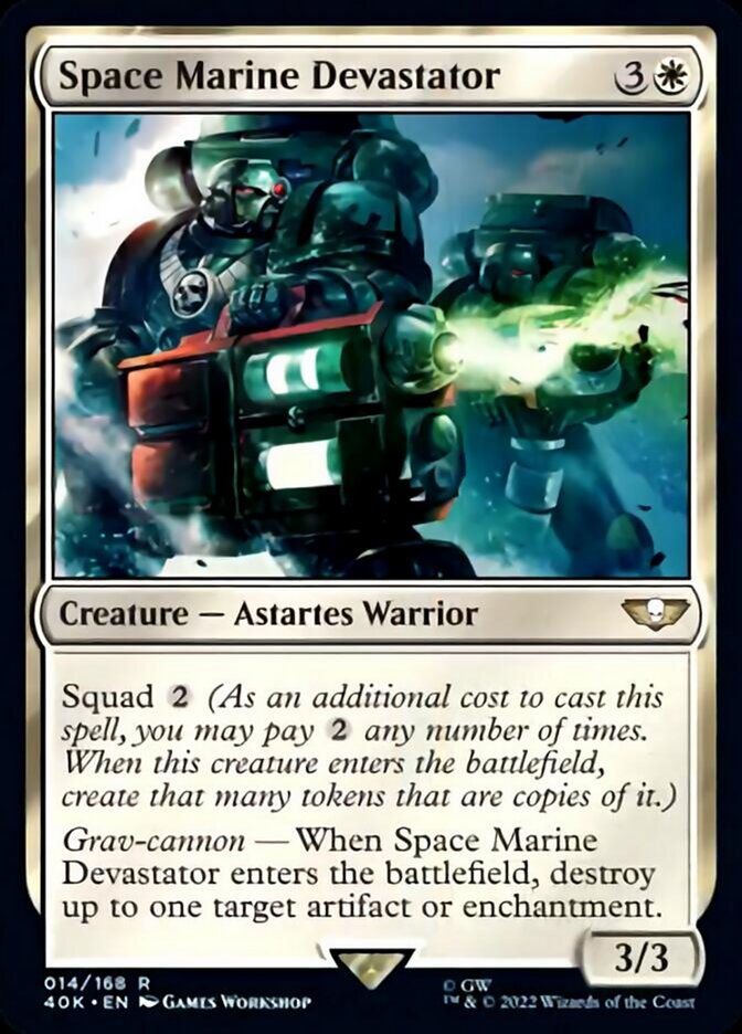 Space Marine Devastator (Surge Foil) [Warhammer 40,000] | Game Master's Emporium (The New GME)