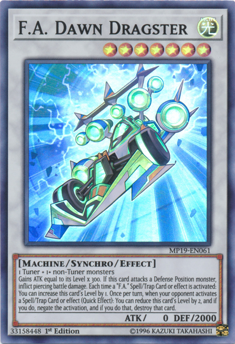 F.A. Dawn Dragster [MP19-EN061] Super Rare | Game Master's Emporium (The New GME)