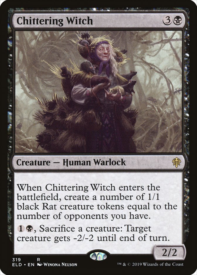Chittering Witch [Throne of Eldraine] | Game Master's Emporium (The New GME)
