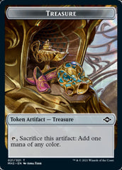 Golem // Treasure (21) Double-Sided Token [Modern Horizons 2 Tokens] | Game Master's Emporium (The New GME)