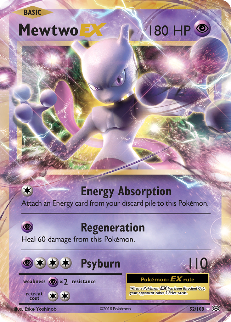 Mewtwo EX (52/108) [XY: Evolutions] | Game Master's Emporium (The New GME)