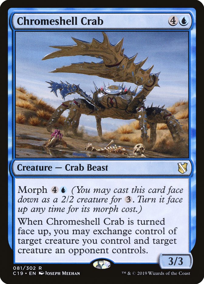 Chromeshell Crab [Commander 2019] | Game Master's Emporium (The New GME)