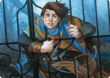 Locked in the Cemetery Art Card [Innistrad: Midnight Hunt Art Series] | Game Master's Emporium (The New GME)