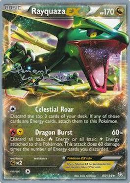 Rayquaza EX (85/124) (Anguille Sous Roche - Clement Lamberton) [World Championships 2013] | Game Master's Emporium (The New GME)