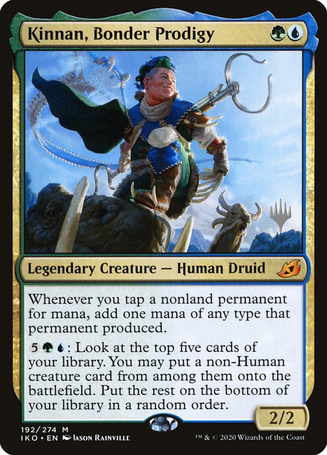 Kinnan, Bonder Prodigy (Promo Pack) [Ikoria: Lair of Behemoths Promos] | Game Master's Emporium (The New GME)