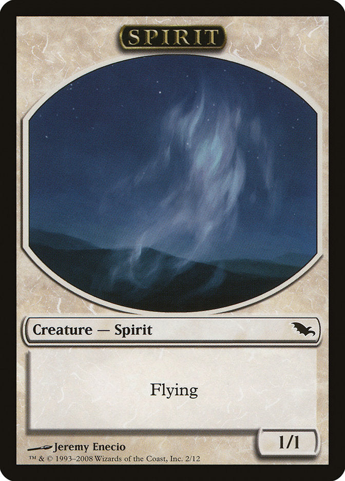 Spirit Token [Shadowmoor Tokens] | Game Master's Emporium (The New GME)