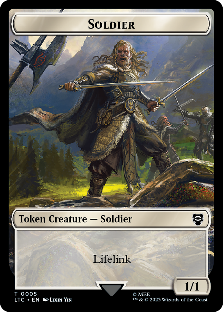 Soldier // Food Token [The Lord of the Rings: Tales of Middle-Earth Commander Tokens] | Game Master's Emporium (The New GME)