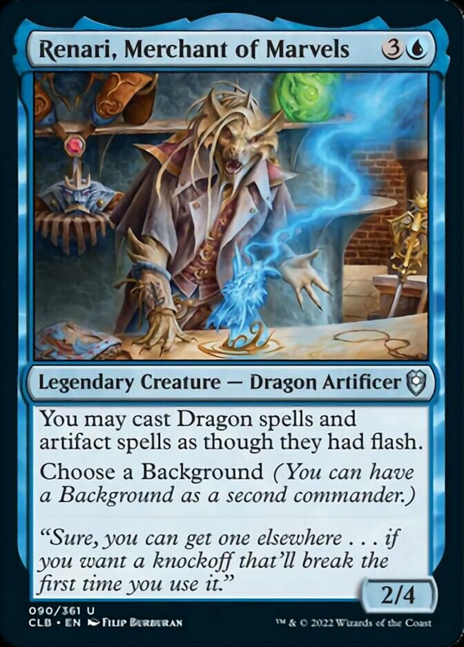 Renari, Merchant of Marvels [Commander Legends: Battle for Baldur's Gate] | Game Master's Emporium (The New GME)