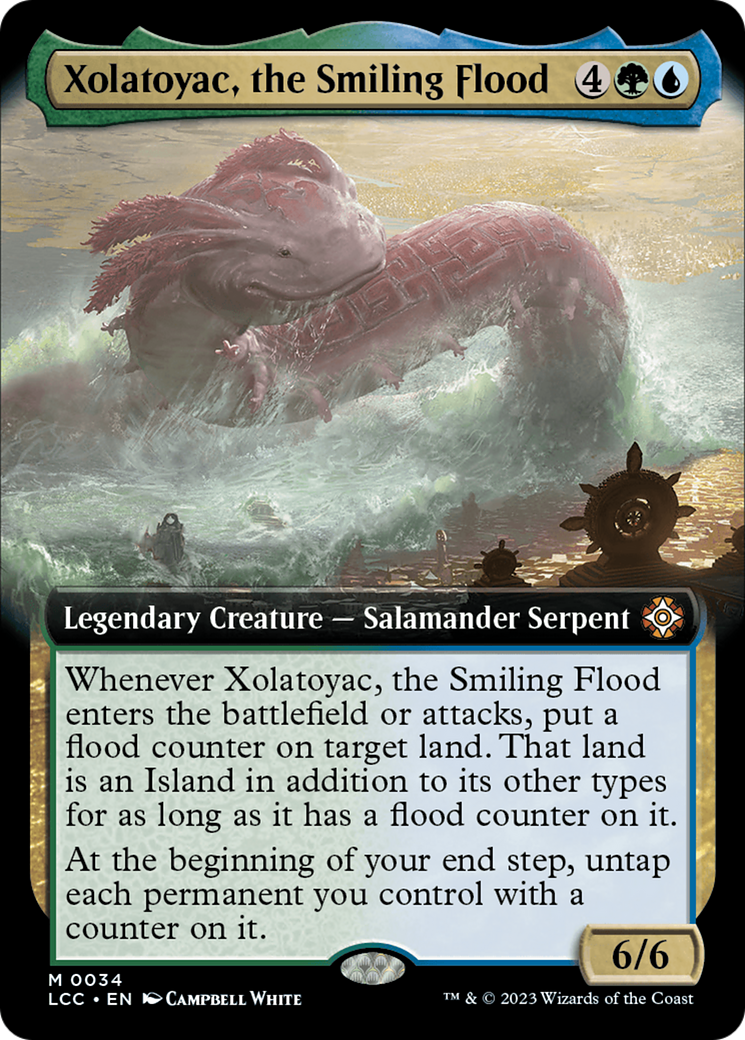 Xolatoyac, the Smiling Flood (Extended Art) [The Lost Caverns of Ixalan Commander] | Game Master's Emporium (The New GME)