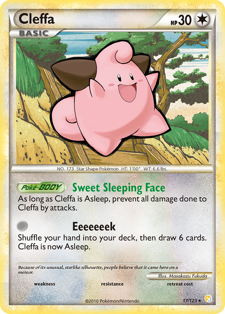 Cleffa (17/123) [HeartGold & SoulSilver: Base Set] | Game Master's Emporium (The New GME)