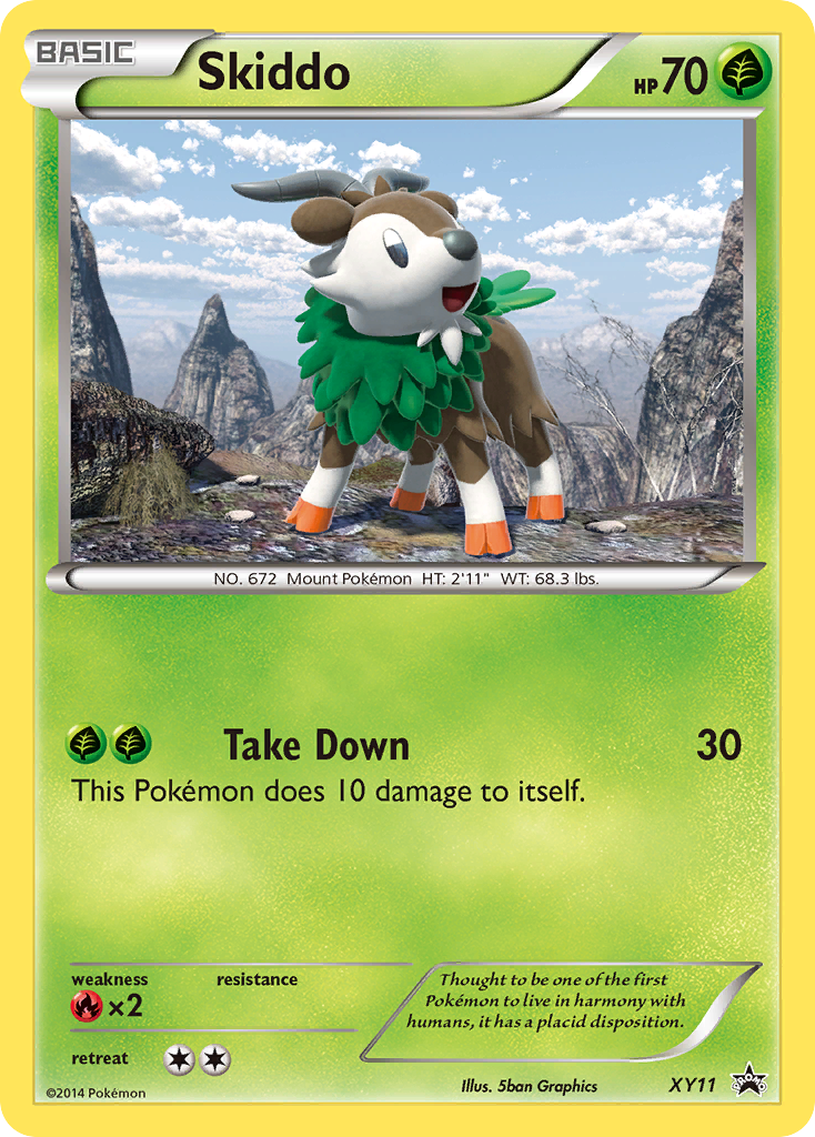 Skiddo (XY11) [XY: Black Star Promos] | Game Master's Emporium (The New GME)