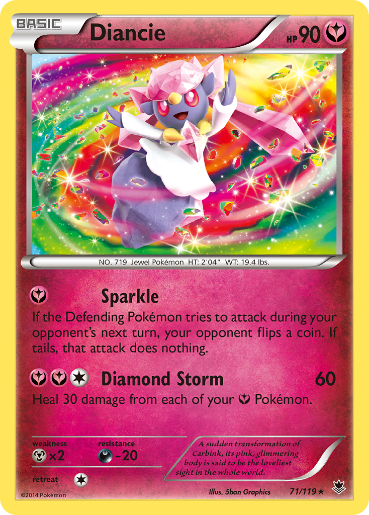 Diancie (71/119) [XY: Phantom Forces] | Game Master's Emporium (The New GME)