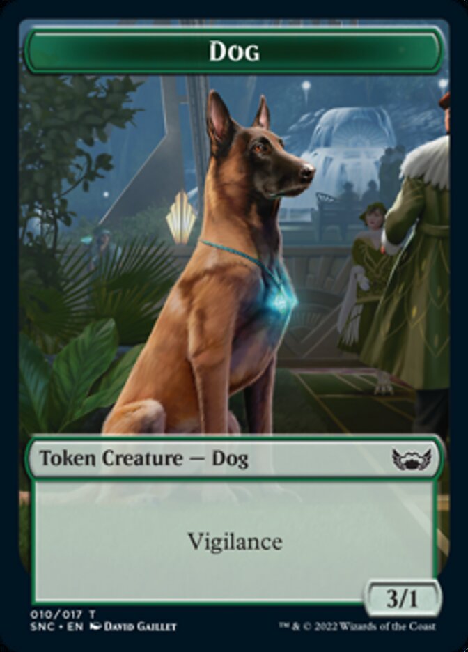 Ogre Warrior // Dog Double-Sided Token [Streets of New Capenna Tokens] | Game Master's Emporium (The New GME)