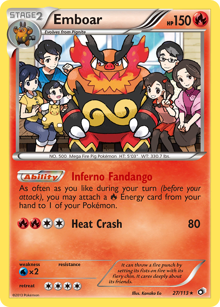 Emboar (27/113) (Theme Deck Exclusive) [Black & White: Legendary Treasures] | Game Master's Emporium (The New GME)