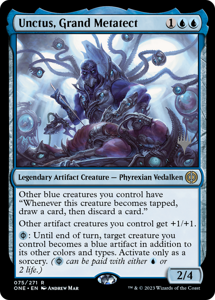 Unctus, Grand Metatect (Promo Pack) [Phyrexia: All Will Be One Promos] | Game Master's Emporium (The New GME)