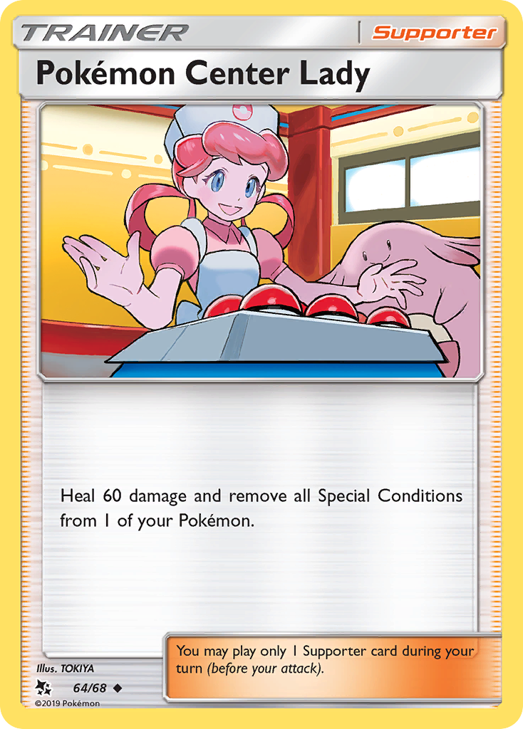 Pokemon Center Lady (64/68) [Sun & Moon: Hidden Fates] | Game Master's Emporium (The New GME)