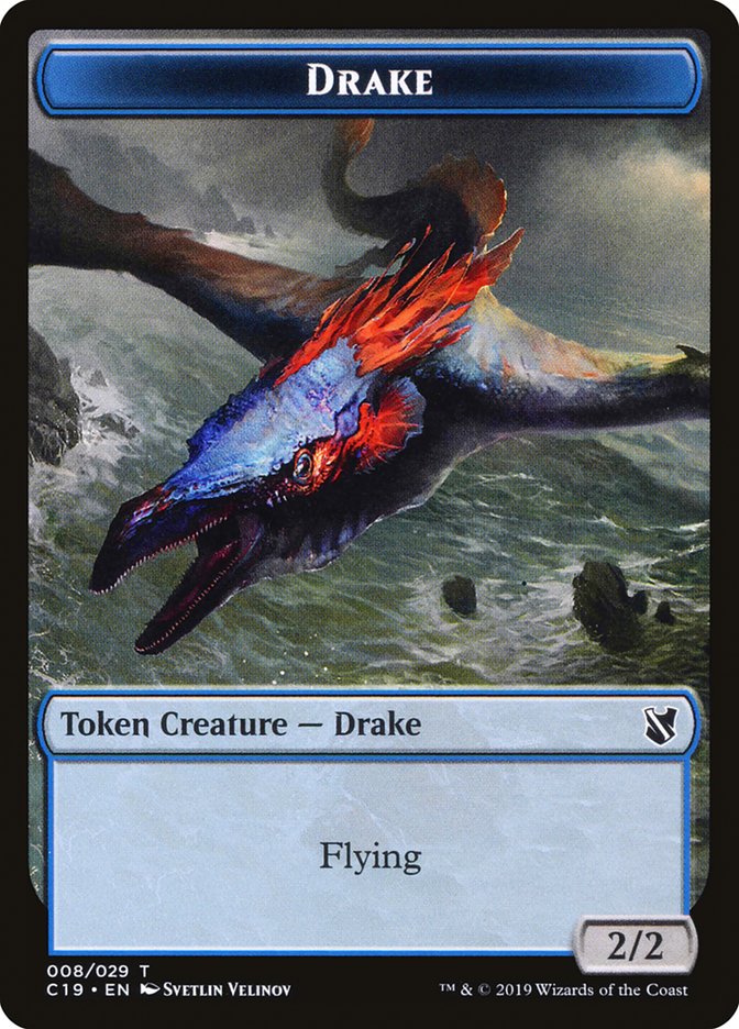 Drake Token [Commander 2019 Tokens] | Game Master's Emporium (The New GME)