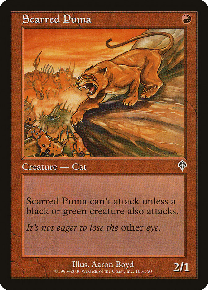 Scarred Puma [Invasion] | Game Master's Emporium (The New GME)