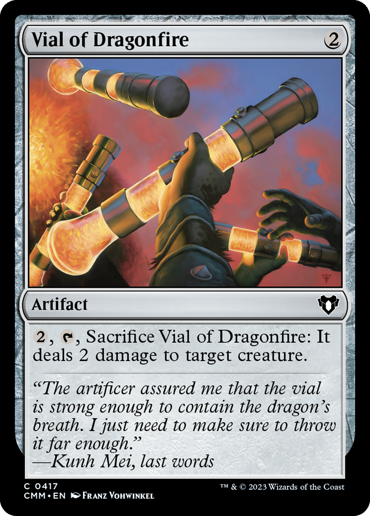 Vial of Dragonfire [Commander Masters] | Game Master's Emporium (The New GME)