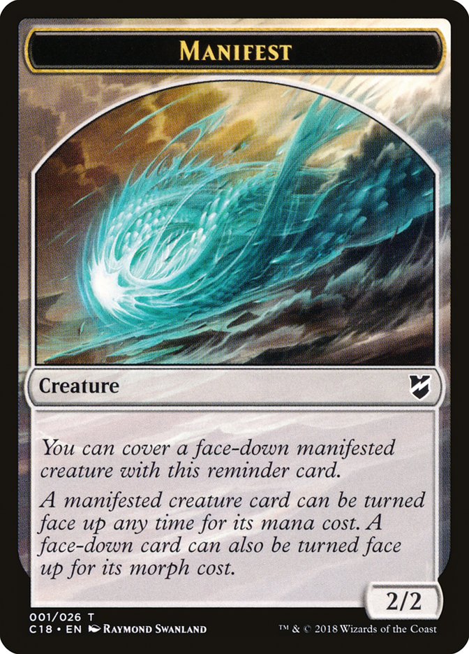 Manifest [Commander 2018 Tokens] | Game Master's Emporium (The New GME)